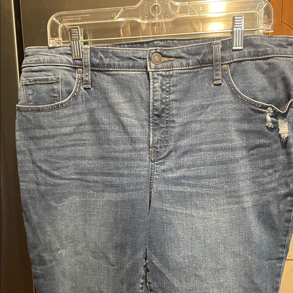 Chico's Mid-Blue High-Rise Jeans